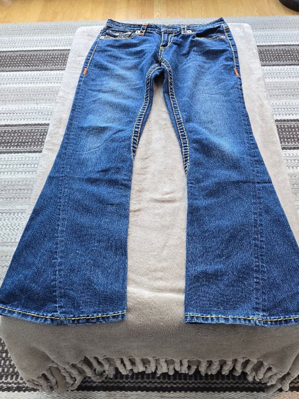True Religion | Jeans | Vintage Y2k Joey Super T Low flare, stitching